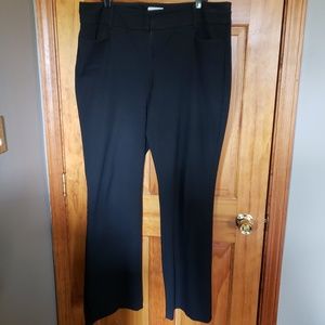 Ladies Size 18 Tall BLACK pants